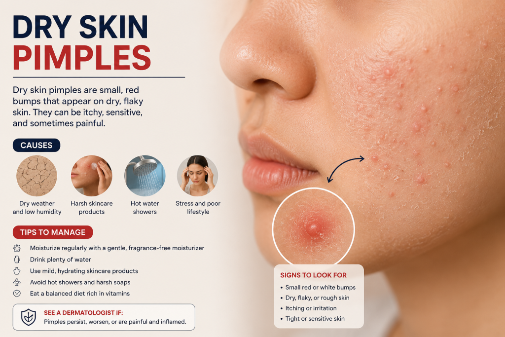 Dry Skin Pimples Treatment Guide: Best Moisturizers, Remedies, and Skincare Routine