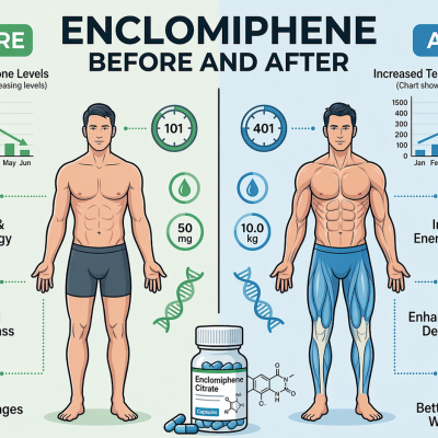 Enclomiphene Before and After: Real Results, Benefits, and What to Expect