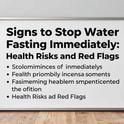 Signs to Stop Water Fasting Immediately: Health Risks and Red Flags