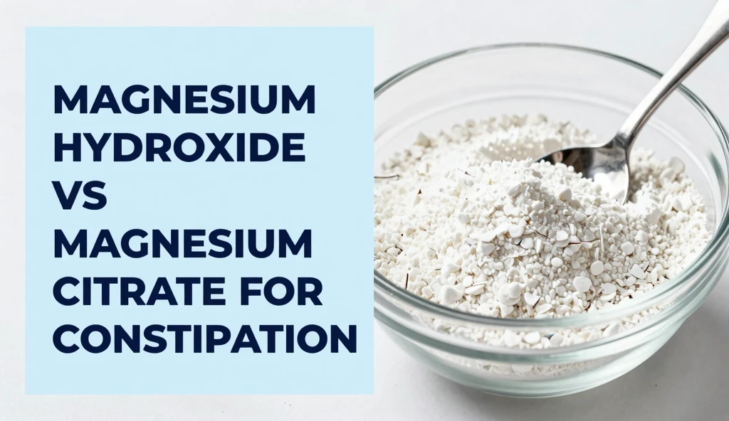 Milk of Magnesia vs Magnesium Citrate: Which Laxative Works Faster?