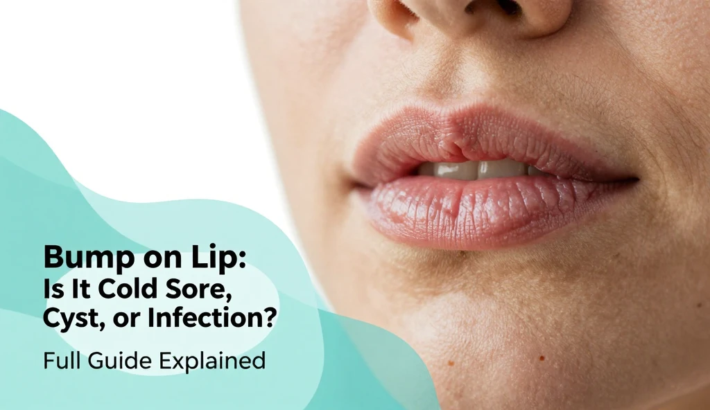 Bump on Lip: Is It Cold Sore, Cyst, or Infection? Full Guide Explained