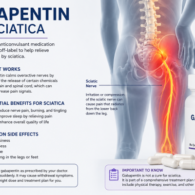 Gabapentin for Sciatica: Does It Work? Benefits, Dosage, and Side Effects (2026 Guide)