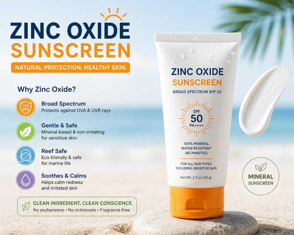 Best Zinc Oxide Sunscreen 2026: Top Picks for Sensitive Skin & Daily Use