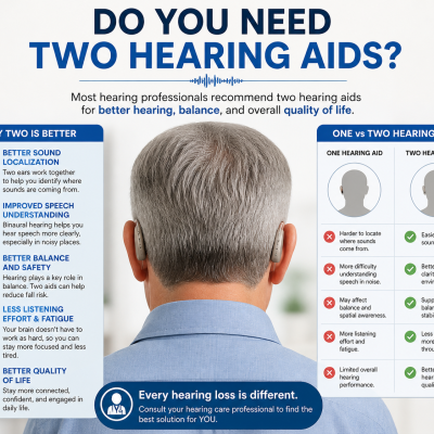 Do You Need Two Hearing Aids for Hearing Loss? Benefits and Myths Explained