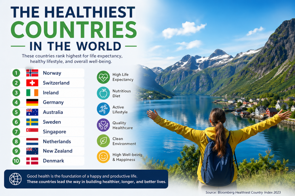 Healthiest Countries in the World 2026: Global Ranking and What Makes Them Healthy