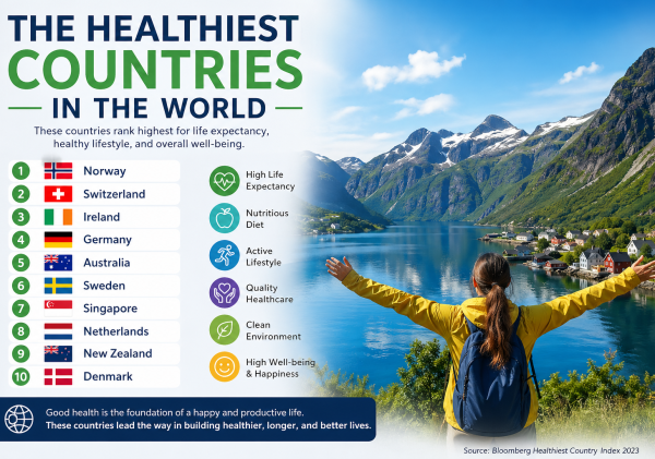Healthiest Countries in the World 2026: Global Ranking and What Makes Them Healthy
