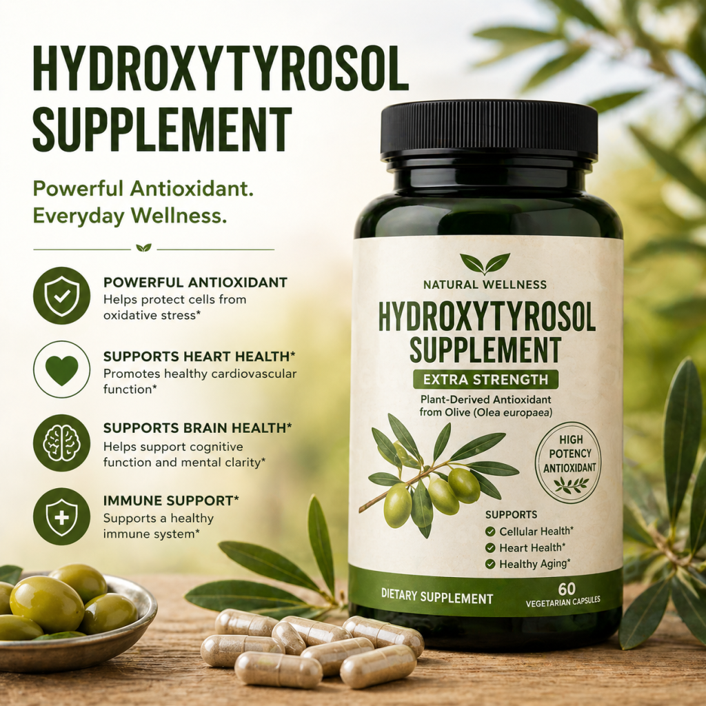Hydroxytyrosol Supplement Explained: Heart Health, Anti-Aging, and More