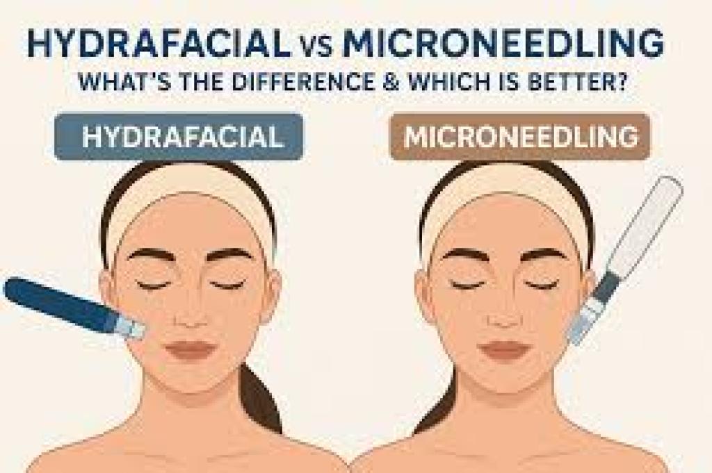 Hydrafacial vs Microneedling: Which Skin Treatment Works Best for Your Skin Type (2026 Guide)